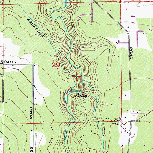 Topographic Map of Frog Creek, WA