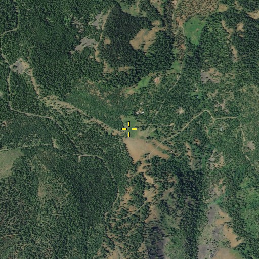 Aerial/Satellite Image of Garrison Spring, WA