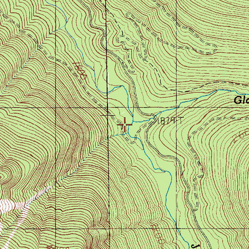 Topographic Map of Glacier Creek, WA