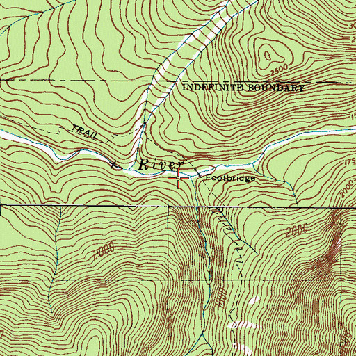 Topographic Map of Glacier Creek, WA