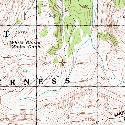 Topographic Map of Glacier Peak Shelter (historical), WA