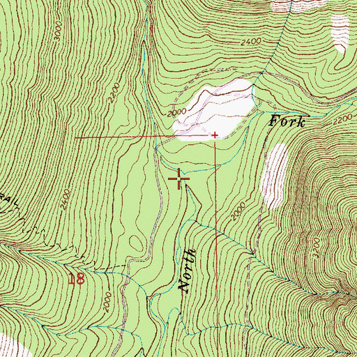 Topographic Map of Goblin Creek, WA