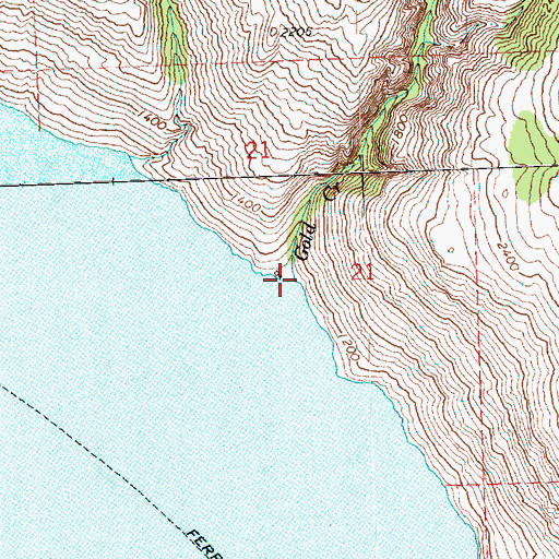 Topographic Map of Gold Creek, WA