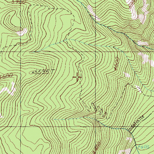 Topographic Map of Goose Prairie Trail, WA