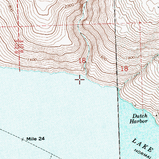 Topographic Map of Grade Creek, WA