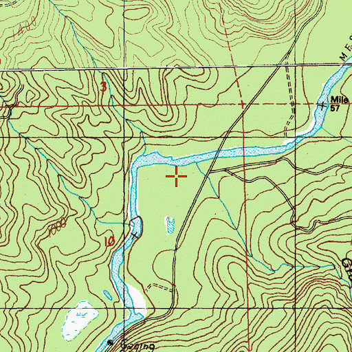 Topographic Map of Granite Creek, WA