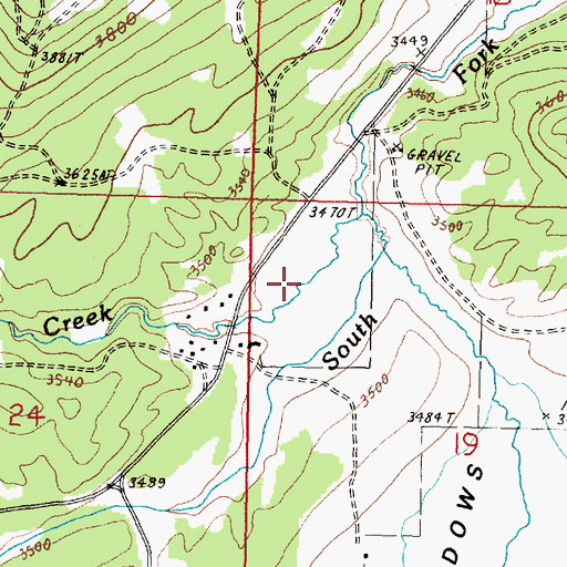 Topographic Map of Haden Creek, WA