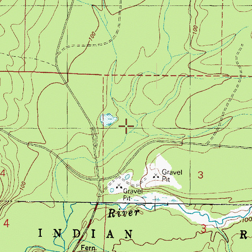 Topographic Map of Halbert Creek, WA