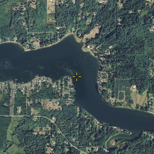 Aerial/Satellite Image of Hammersley Inlet, WA