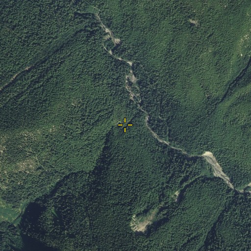 Aerial/Satellite Image of Hatana Falls, WA