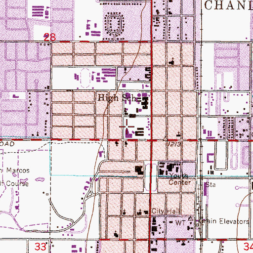 Topographic Map of West Mine Well Park, AZ