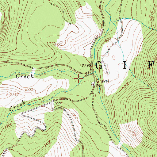 Topographic Map of Hemlock Creek, WA