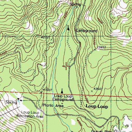 Topographic Map of Hidden Camp, WA