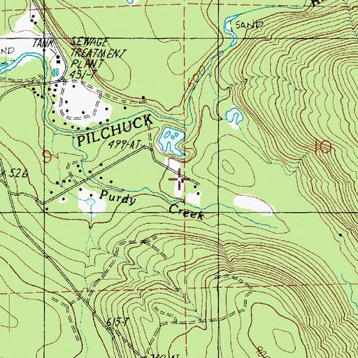 Topographic Map of Hidden Valley Camp, WA