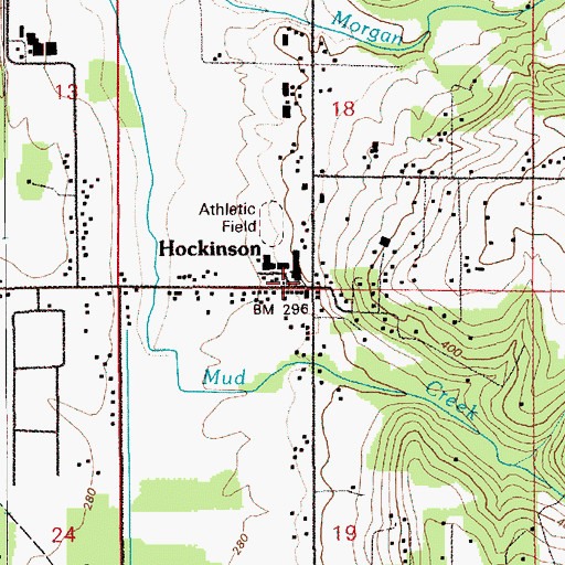 Topographic Map of Hockinson, WA