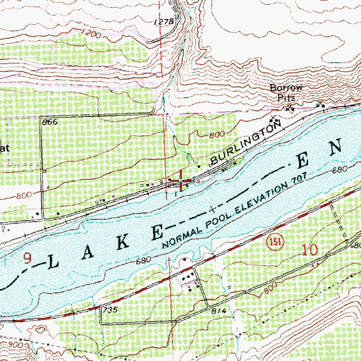Topographic Map of Homestead Canyon, WA