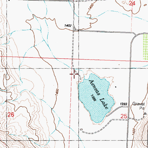 Topographic Map of Horse Springs Coulee, WA