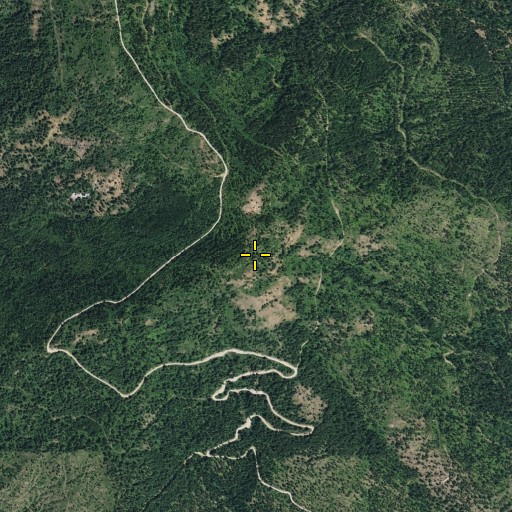 Aerial/Satellite Image of Huckleberry Range, WA