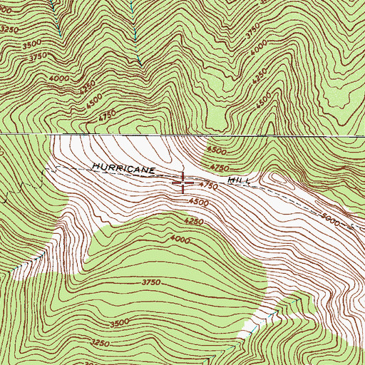 Topographic Map of Hurricane Hill Trail, WA