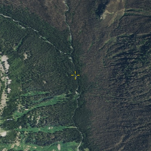 Aerial/Satellite Image of Ice Creek, WA