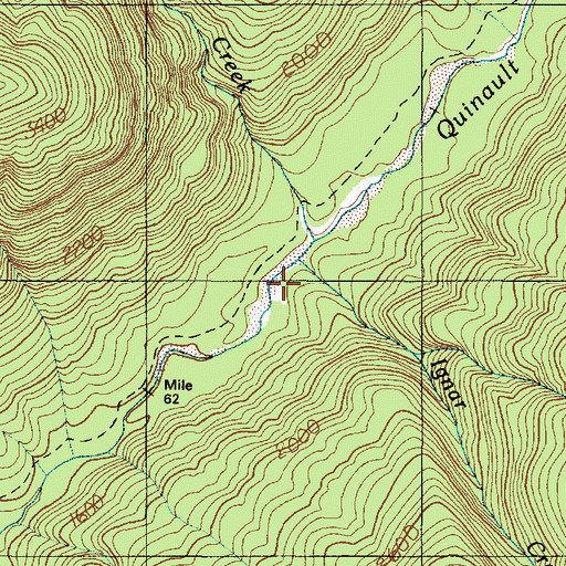 Topographic Map of Ignar Creek, WA