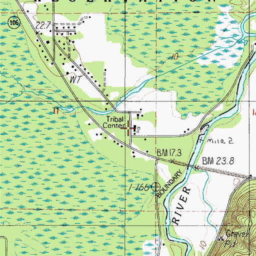 Topographic Map of Indian School, WA