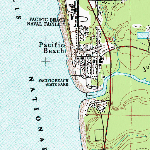 Topographic Map of Joe Creek, WA