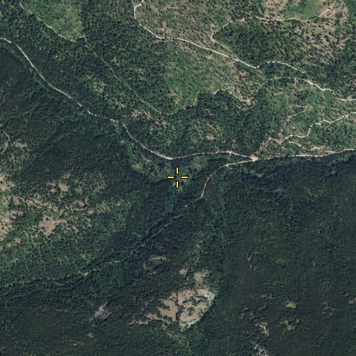 Aerial/Satellite Image of Johns Mountain Creek, WA