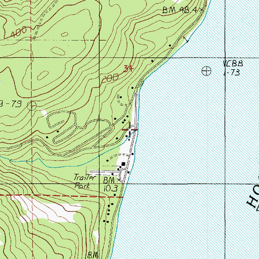 Topographic Map of Jorsted Creek, WA