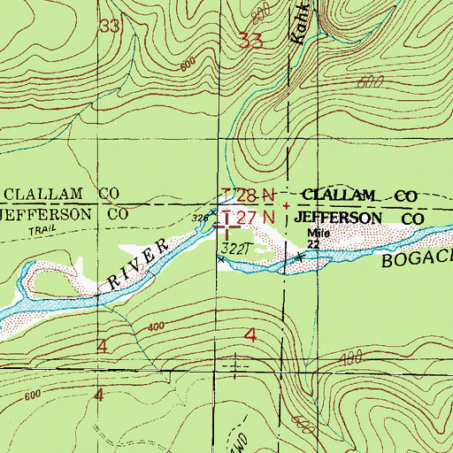 Topographic Map of Kahkwa Creek, WA