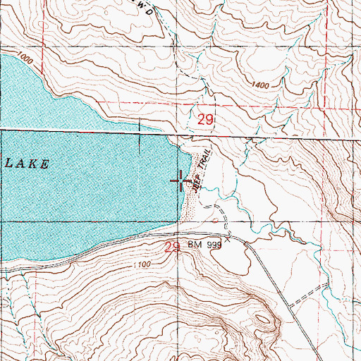 Topographic Map of Kartar Creek, WA