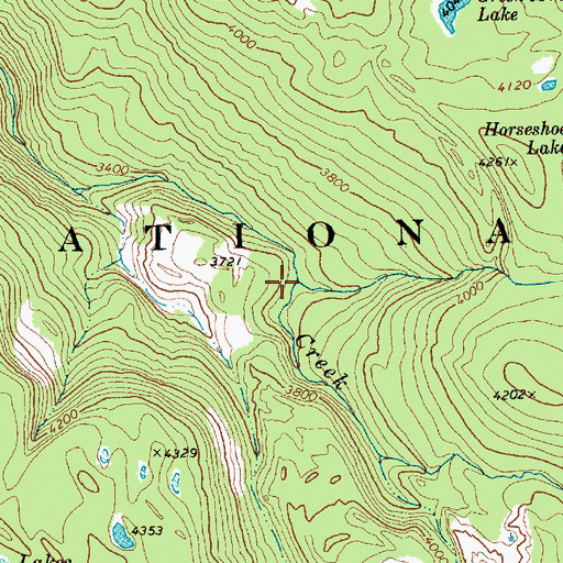 Topographic Map of Killen Creek, WA