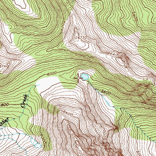 Topographic Map of Kitling Lake, WA