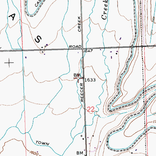 Topographic Map of Kittitas Valley, WA