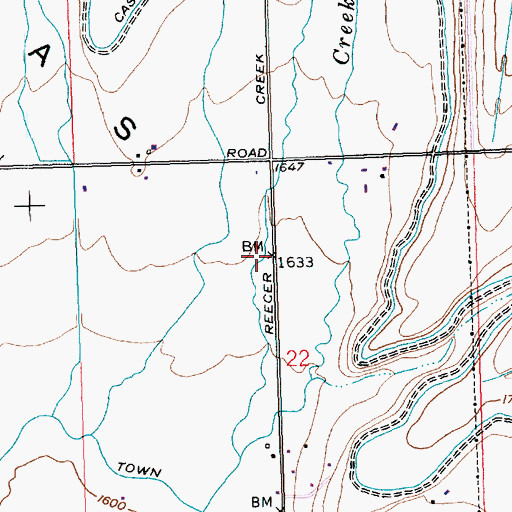 Topographic Map of Kittitas Valley, WA