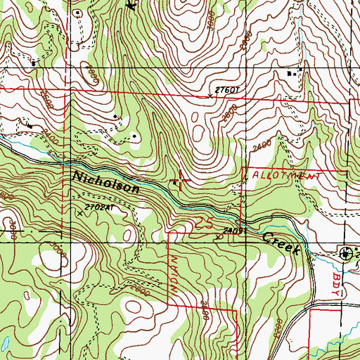 Topographic Map of Koepke Canyon, WA