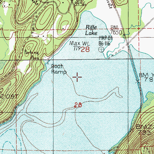 Topographic Map of Kosmos (historical), WA