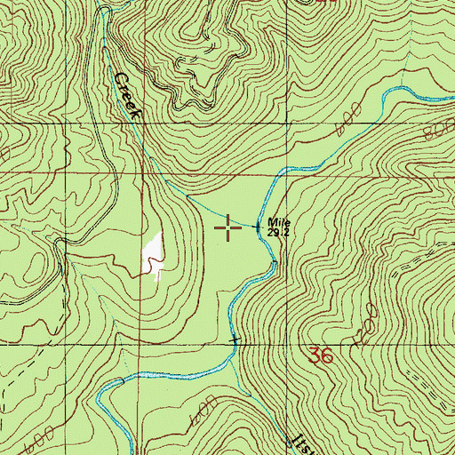 Topographic Map of Kunamakst Creek, WA