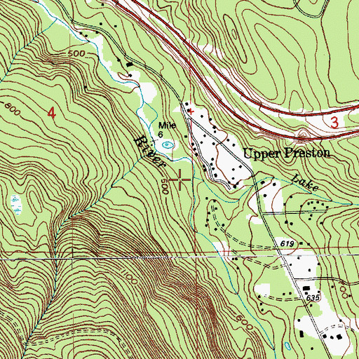 Topographic Map of Lake Creek, WA