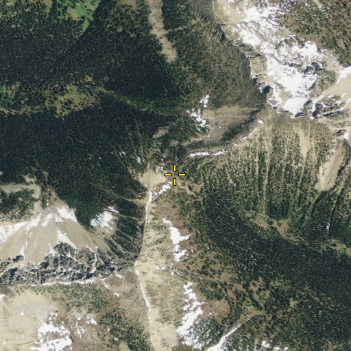 Aerial/Satellite Image of Larch Pass, WA