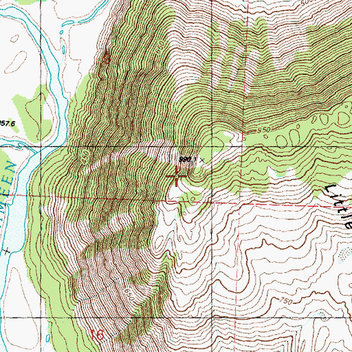 Topographic Map of Little Chopaka Mountain, WA