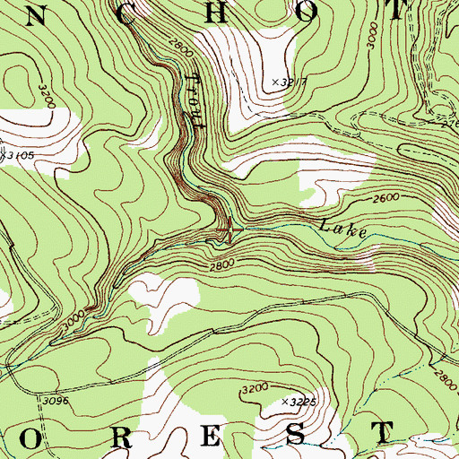 Topographic Map of Little Goose Creek, WA