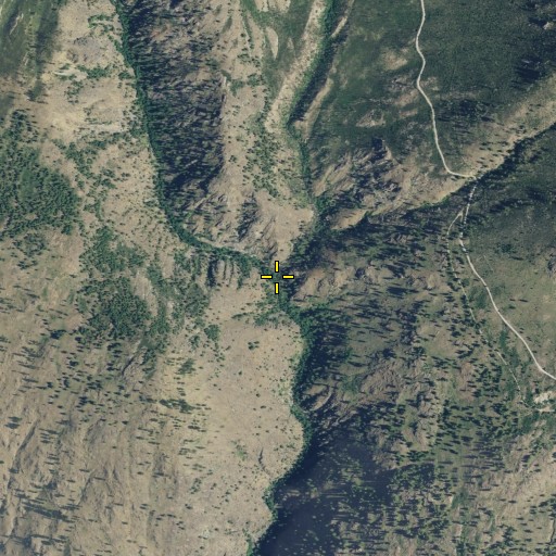 Aerial/Satellite Image of Little Grade Creek, WA