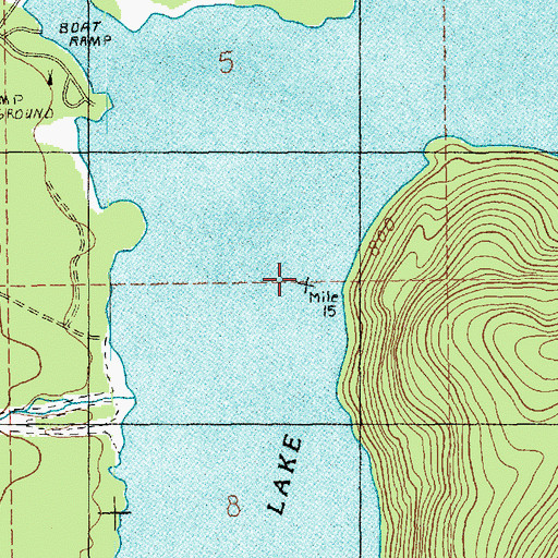 Topographic Map of Little Park Creek, WA