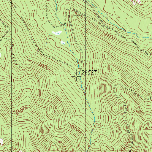 Topographic Map of Little Quilcene Trail (historical), WA