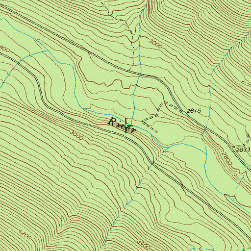 Topographic Map of Little Slate Creek, WA