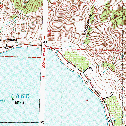 Topographic Map of Longacre Draw, WA