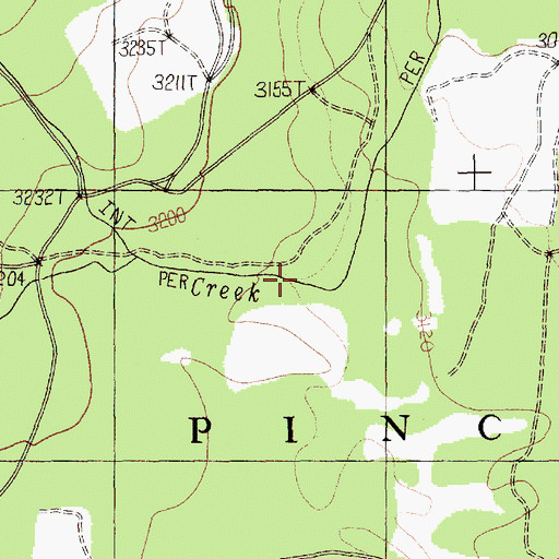 Topographic Map of Lost Creek Ditch, WA