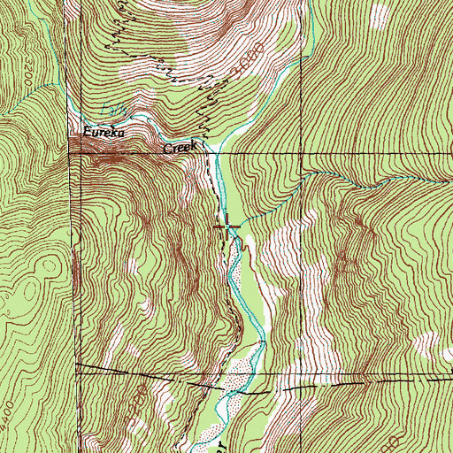 Topographic Map of Lost River Gorge, WA