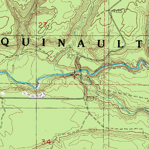 Topographic Map of Lunch Creek, WA